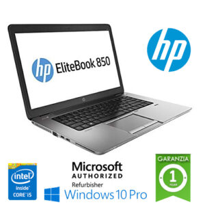 (REFURBISHED) Notebook HP EliteBook 850 G3 Core i5-6200U 8Gb 500Gb 15.6" AG LED Windows 10 Professional