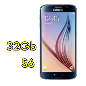 (REFURBISHED) Smartphone Samsung Galaxy S6 SM-G920F 5.1" FHD 4G 32Gb 16MP Black Sapphire