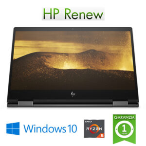 (REFURBISHED) Notebook Convertible HP Envy x360 13-AR0005NL Ryzen5-3500U 2.1GHz 8Gb 256Gb SSD 13.3" FHD Windows 10 HOME
