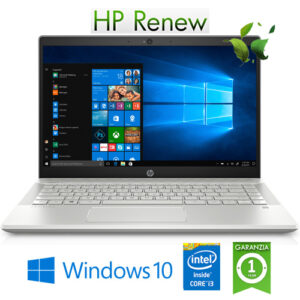 (REFURBISHED) Notebook HP Pavilion 14-ce1009nl i3-8145U 4Gb 128Gb SSD 14" FHD Windows 10 HOME