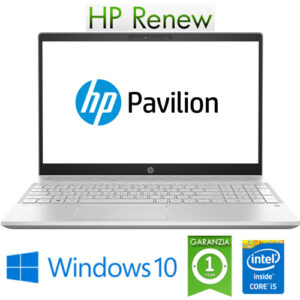 (REFURBISHED) Notebook HP Pavilion 15-CS2105nl i5-8265U 8Gb 512Gb SSD 15.6" FHD NVIDIA GeForce MX130 2GB Windows 10 HOME