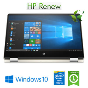 (REFURBISHED) Notebook HP Pavilion x360 14-dh0004nl Intel Core i3-8145U 2.1GHz 8Gb 256Gb SSD 14" FHD Windows 10 HOME