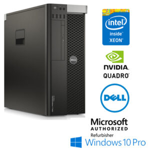 (REFURBISHED) Workstation Dell Precision T5810 Xeon E5-1650V3 32Gb Ram 512Gb DVD-RW Quadro M2000 4Gb Windows 10 Professional