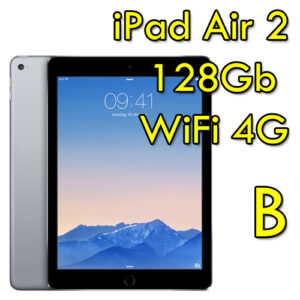 (REFURBISHED) iPad Air 2 128Gb Grigio Siderale WiFi Cellular 4G 9.7" Retina Bluetooth Webcam NGWL2TY/A [GRADE B]