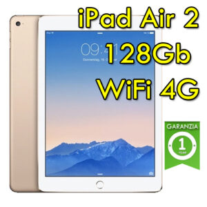 (REFURBISHED) iPad Air 2 128Gb Oro WiFi Cellular 4G 9.7" Retina Bluetooth Webcam (Seconda Generazione) MH1G2TY/A