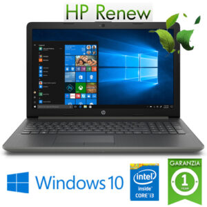 (REFURBISHED) Notebook HP 15-db1043nl AMD Ryzen3 3200U 2.6GHz 8Gb 256Gb SSD 15.6" FHD BV LED Windows 10 HOME