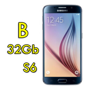 (REFURBISHED) Smartphone Samsung Galaxy S6 SM-G920F 5.1" FHD 4G 32Gb 16MP Black Sapphire [Grade B]