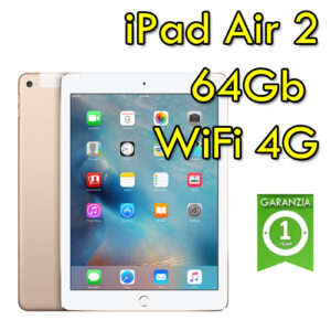 (REFURBISHED) iPad Air 2 64Gb Gold WiFi Cellular 4G 9.7" Retina Bluetooth Webcam MH172TY/A