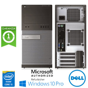 (REFURBISHED) PC Dell Optiplex 9020 MT Core i5-4590 3.3GHz 8GB 500Gb DVD-RW Windows 10 Professional TOWER