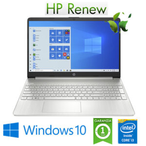 (REFURBISHED) Notebook HP 15-dy1001nl Intel Core i3-1005G1 1.2GHz 8Gb 256Gb SSD 15.6" HD LED Windows 10 HOME