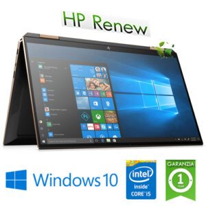 (REFURBISHED) Notebook Convertible HP Spectre x360 13-aw0001nl Core i5-1035G4 8Gb 256Gb SSD 13.3" FHD TS Windows 10 HOME