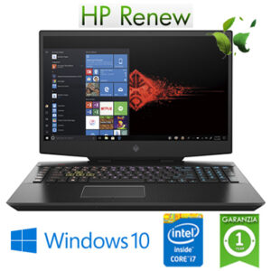 (REFURBISHED) Notebook HP Omen 17-cb0007nl Core i7-9750H 16Gb 1256Gb SSD 17.3" NVIDIA GeForce RTX2060 6GB Win.10 HOME