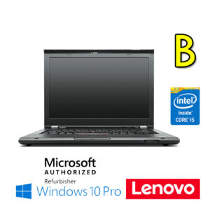 (REFURBISHED) Notebook Lenovo Thinkpad T430 Core i5-3320M 4Gb 180Gb SSD 14" WEBCAM DVD-RW Windows 10 Pro [GRADE B]