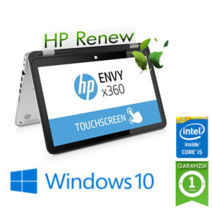 (REFURBISHED) Notebook HP Envy X360 15-CN1001NL Core i5-8265U 8Gb 256Gb SSD 15.6" FHD TS GeForce MX 150 4GB Windows 10 HOME