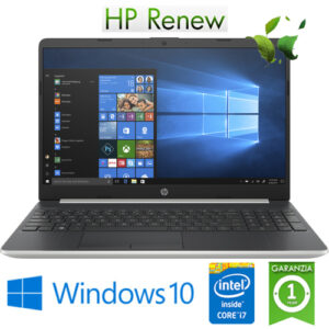(REFURBISHED) Notebook HP 15-dw0125nl Core i7-8565U 1.6GHz 8Gb 256Gb SSD 15.6" FHD Nvidia GeForce MX130 2GB Windows 10 HOME