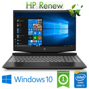 (REFURBISHED) Notebook HP Pavilion 15-dk0030nl i7-9750H 16Gb 1256Gb SSD 15.6" NVIDIA GeForce GTX 1650 4GB Gaming Win.10 HOME
