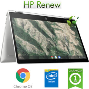 (REFURBISHED) Notebook HP Chromebook x360 14-ca0000nl Intel Celeron N4000 1.1 GHz 2Gb 64Gb SSD 14" FHD LED TS Chrome OS
