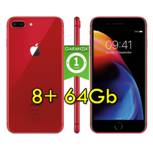 (REFURBISHED) Apple iPhone 8 Plus 64Gb Red A11 MQ8N2QL/A 5.5" Rosso Originale iOS 12