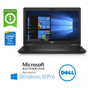 (REFURBISHED) Notebook Dell Latitude E5580 Core i5-6300U 2.3GHz 8Gb Ram 256Gb SSD 15.6" Windows 10 Professional