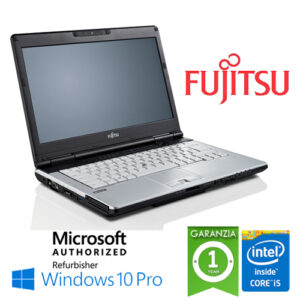 (REFURBISHED) Notebook Fujitsu Lifebook S781 Core i5-2450M 8Gb Ram 320Gb DVD-RW 14" Windows 10 Professional