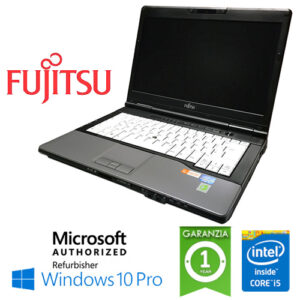 (REFURBISHED) Notebook Fujitsu Lifebook S782 Core i5-3230M 8Gb 320Gb DVD-RW 14.1" Windows 10 Professional