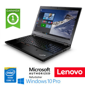 (REFURBISHED) Notebook Lenovo Thinkpad L560 Intel Core i5-6200U 8Gb 256Gb SSD 15.6" WEBCAM Windows 10 Professional