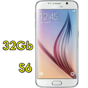 (REFURBISHED) Smartphone Samsung Galaxy S6 SM-G920F 5.1" FHD 4G 32Gb 16MP White Pearl