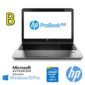 (REFURBISHED) Notebook HP ProBook 450 G1 Core i5-4200M 2.5GHz 8Gb 500Gb HD 15.6" DVD-RW Windows 10 Professional [Grade B]