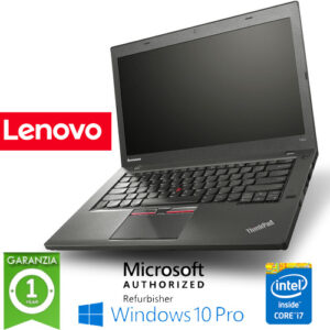 (REFURBISHED) Notebook Lenovo Thinkpad T450 Core i7-5600U Quinta Gen. 8Gb 500Gb 14.1" Windows 10 Professional