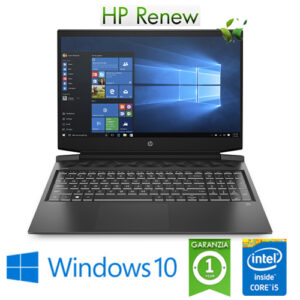 (REFURBISHED) Notebook HP 16-a0022nl Core i5-10300H 2.5 GHz 16Gb 512Gb SSD 16.1" NVIDIA GeForce RTX 2060 MQ 6GB Win. 10 HOME