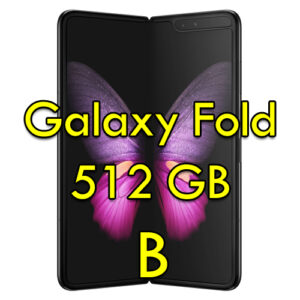 (REFURBISHED) Smartphone Samsung Galaxy Fold SM-F907 7.3" AMOLED 12G RAM 512Gb 12MP Black [Grade B]