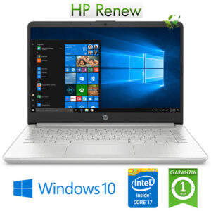 (REFURBISHED) Notebook HP 14-dq1009nl Intel Core i7-1065G7 1.3GHz 8Gb 512Gb SSD 14" FHD LED Windows 10 HOME