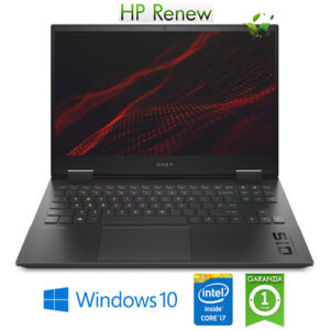 (REFURBISHED) Notebook HP Omen 15-ek0018nl Core i7-10750H 16Gb 512Gb 15.6" NVIDIA GeForce GTX 1660Ti 6GB Windows 10 HOME