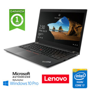 (REFURBISHED) Notebook Lenovo ThinkPad T480s Core i7-8650U 1.9GHz 8Gb 512Gb SSD 14" Windows 10 Professional