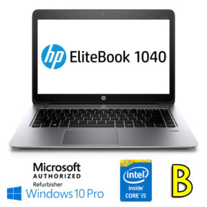 (REFURBISHED) Notebook HP EliteBook Folio 1040 G2 Intel i5-5300U 2.3GHz 8Gb 256Gb SSD 14" Windows 10 Professional [Grade B]