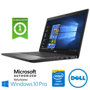 (REFURBISHED) Notebook Dell Latitude 7490 Core i7-8650U 1.9GHz 8Gb 256Gb SSD 14" Windows 10 Professional