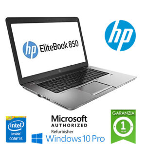 (REFURBISHED) Notebook HP EliteBook 850 G3 Core i5-6300U 8Gb 256Gb SSD 15.6" AG LED Windows 10 Professional
