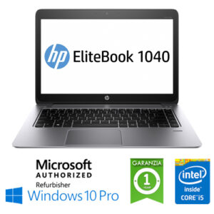 (REFURBISHED) Notebook HP EliteBook Folio 1040 G1 Core i5-4200U 8Gb 180Gb SSD 14" Windows 10 Professional