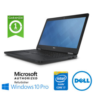 (REFURBISHED) Notebook Dell Latitude E5550 Core i7-5600U 2.3GHz 8Gb Ram 256Gb SSD 15.6" TAST NUM Windows 10 Professional