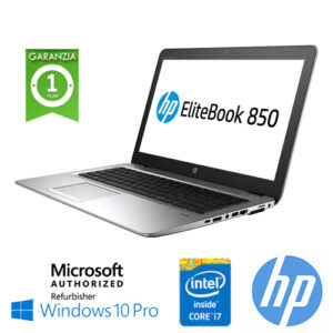 (REFURBISHED) Notebook HP EliteBook 850 G1 Core i7-4600U 2.1GHz 8Gb 256Gb SSD 15.6" Windows 10 Professional
