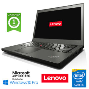 (REFURBISHED) Notebook Lenovo Thinkpad X240 Core i5-4200U 1.9GHz 8Gb 180Gb SSD 12.5" Windows 10 Professional