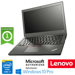 (REFURBISHED) Notebook Lenovo Thinkpad X250 Core i7-5600U 2.6GHz 8Gb 256Gb SSD 12.5" Windows 10 Professional