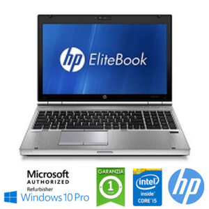 (REFURBISHED) Notebook HP EliteBook 8560p Core i5-2520M 2.5GHz 8Gb Ram 250Gb 15.6" Windows 10 Professional