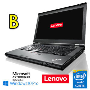 (REFURBISHED) Notebook Lenovo Thinkpad T430 Core i5-3320M 8Gb 240Gb SSD 14" DVD-RW Windows 10 Professional [Grade B]