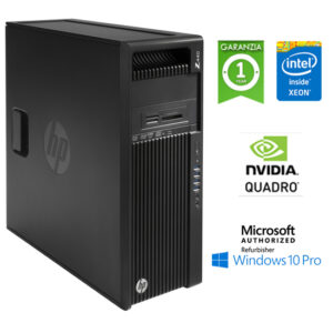 (REFURBISHED) Workstation HP Z440 Xeon Quad Xeon E5-1630 v4 3.7GHz 16Gb 256Gb SSD Nvidia Quadro M4000 8Gb Windows 10 Pro.