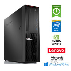(REFURBISHED) Workstation Lenovo ThinkStation P300 SFF E3-1231V3 3.4GHz 16Gb 256Gb QUADRO K620 2GB Windows 10 Professional