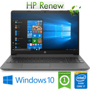 (REFURBISHED) Notebook HP 15-dw1069nl Core i7-10510U 1.8GHz 8Gb 512Gb SSD 15.6" FHD LED NVIDIA GeForce MX130 2GB Win.10 HOME