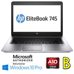 (REFURBISHED) Notebook HP EliteBook 745 G2 AMD A10-7350B R6 8Gb 256Gb SSD 14" HD Windows 10 Professional [Grade B]