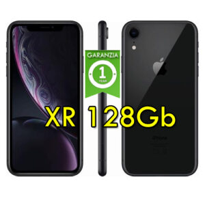 (REFURBISHED) Apple iPhone XR 128Gb Black A12 MT0G2J/A 6.1" Nero Originale