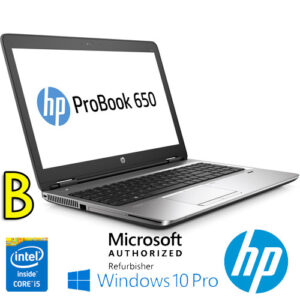 (REFURBISHED) Notebook HP ProBook 650 G2 Core i5-6300U 8Gb 256Gb SSD 15.6" AG LED DVD-RW Windows 10 Professional [Grade B]